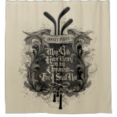 Rideaux De Douche Prière d'hockey (Devant)