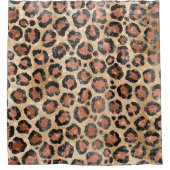Rideaux De Douche Prince d'Or noir Brown Leopard (Devant)