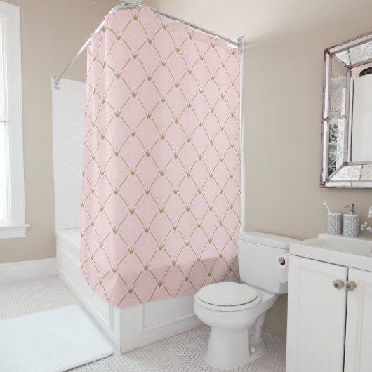 Rideaux De Douche "Princess Print" (En situation)
