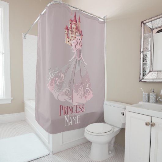 Rideaux De Douche Princesse (En situation)