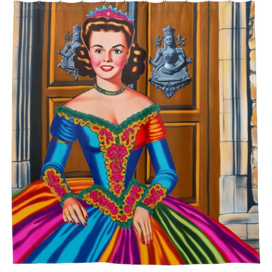 Rideaux De Douche Princesse (Devant)