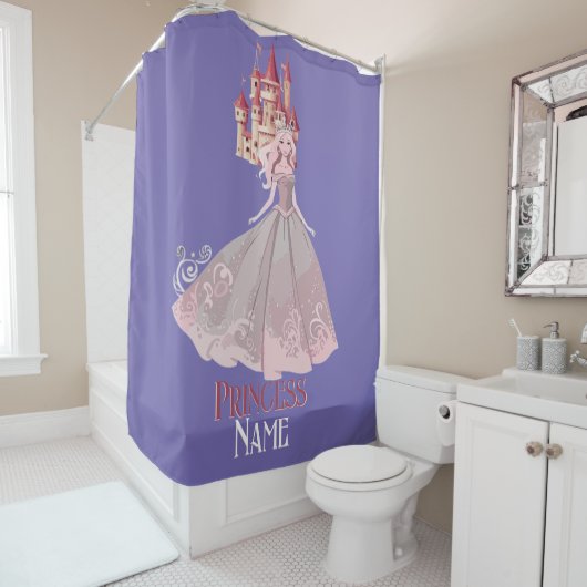 Rideaux De Douche Princesse (En situation)
