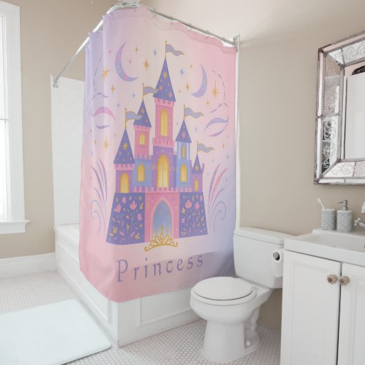 Rideaux De Douche Princesse (En situation)