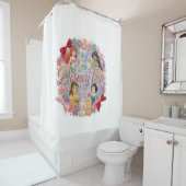 Rideaux de douche Princesse Disney (En situation)
