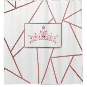 Rideaux De Douche Princesse rose Gold Regal