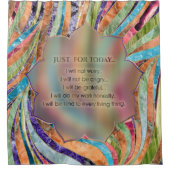 Rideaux De Douche Principes de Reiki - préceptes de Reiki (Devant)