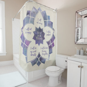 Rideaux De Douche Principes de Reiki - préceptes de Reiki