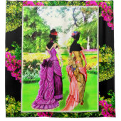 Rideaux De Douche Printemps à Paris 1872 (Devant)