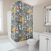 Rideaux De Douche protestation des animaux (En situation)