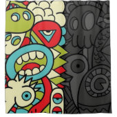 Rideaux De Douche Psychedelic Patterns (Devant)