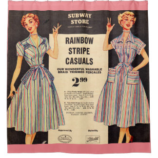 Rideaux De Douche Publicité pour le magasin Gimbels Subway Store 195