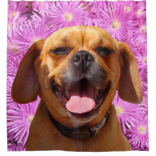 Rideaux De Douche Puggle mignon