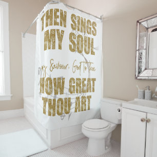 Rideaux De Douche Puis chante mon âme