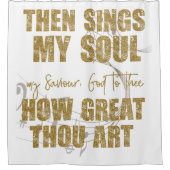 Rideaux De Douche Puis chante mon âme (Devant)