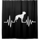 Rideaux De Douche Pulse de Bulldog Français (Devant)