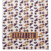 Rideaux De Douche Purple and gold Aesthetic abstract (Devant)