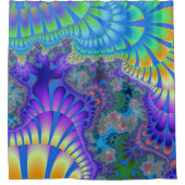 Rideaux De Douche Purple et Blue Melt (Devant)