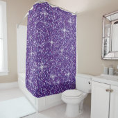 Rideaux De Douche Purple iridescent (En situation)