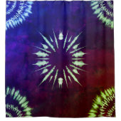 Rideaux De Douche Purple Tie Dye Shower Curtain (Devant)
