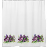 Rideaux De Douche Purple Tulips (Devant)