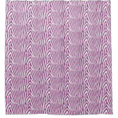 RIDEAUX DE DOUCHE PURPLE ZEBRA STRIPE (Devant)
