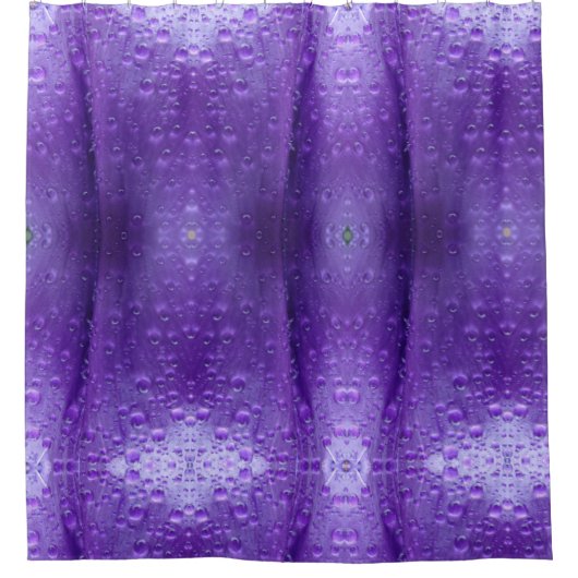 Rideaux De Douche Purples Ikat Zen (Devant)