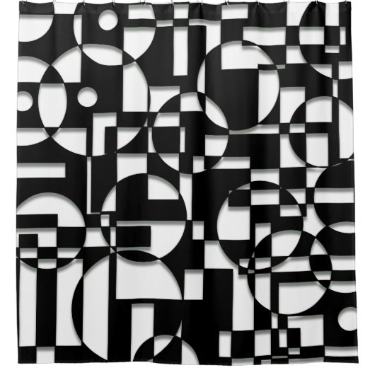 Rideaux De Douche Puzzle de déco (Devant)