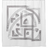 Rideaux De Douche Puzzle Fibonacci (Devant)