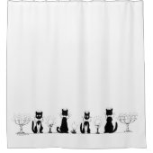 Rideaux De Douche Quatre chats noirs, Louis Wain (Devant)