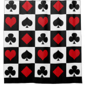 Rideaux De Douche Quatre combinaisons de cartes (Devant)