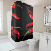 Rideaux De Douche Quatre piments rouges sca (En situation)
