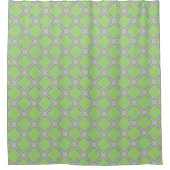 Rideaux De Douche Quatrefoil vert (Devant)