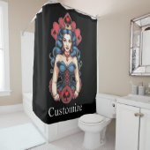 Rideaux De Douche Queen of Spades Thunder_Cove (En situation)