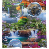 Rideaux De Douche Quel monde merveilleux dans lequel je vis (Devant)