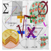 Rideaux De Douche Question de mathématiques (Devant)