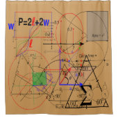 Rideaux De Douche Question Mathématique Pour Vous (Devant)