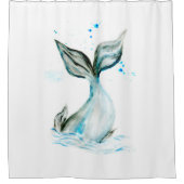 Rideaux De Douche Queue de baleine (Devant)