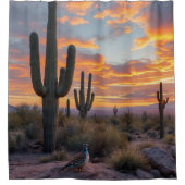 Rideaux De Douche Queue sud-ouest du désert à Sunrise (Devant)