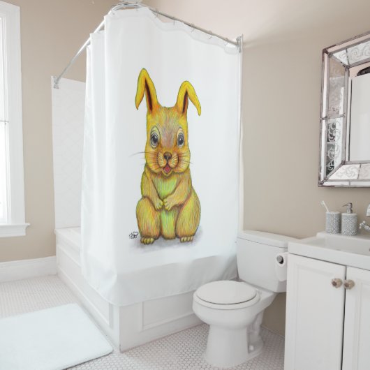 Rideaux De Douche Rabbit d'eau (En situation)