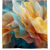 Rideaux De Douche Radiant Bloom of Ethereal Petals in Light (Devant)