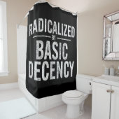 Rideaux De Douche Radicalement Par Une Décence Fondamentale Drôle (En situation)