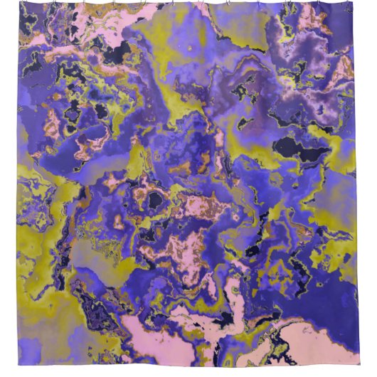 Rideaux De Douche Radioactive Marble (Devant)