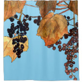 Rideaux De Douche Raisins de givre Art nouveau (Devant)