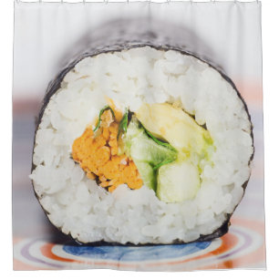 Rideaux De Douche Râle de sushi Poisson et riz