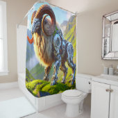 Rideaux De Douche Ram Bot (En situation)