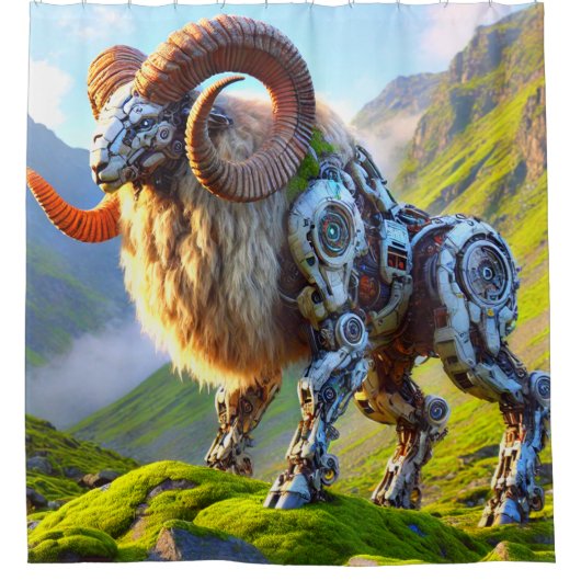 Rideaux De Douche Ram Bot (Devant)