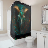 Rideaux De Douche Ram-like Skull 001 (En situation)