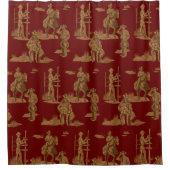 Rideaux De Douche Ranch Cowboys Horse Calf Fence Jeter Oreiller (Devant)