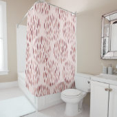 Rideaux De Douche Random geometric background. Seamless pattern. Vin (En situation)