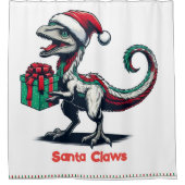 Rideaux De Douche rapace de Noël Santa hat (Devant)